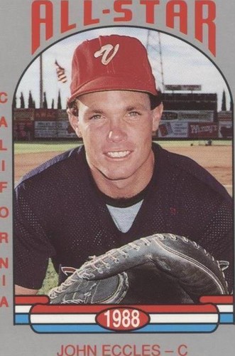 1988 Cal League California League All-Stars - John Eccles #38