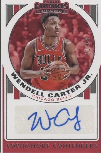 2019-20 Panini Contenders - Wendell Carter Jr. #SC-WCJ