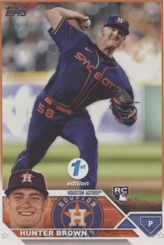 2023 Topps Series 1 1st Edition - Hunter Brown #111