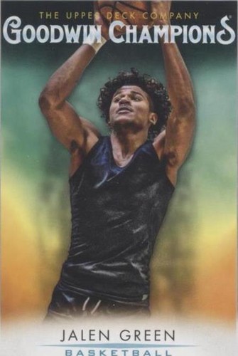 2021 Upper Deck Goodwin Champions - Jalen Green #60