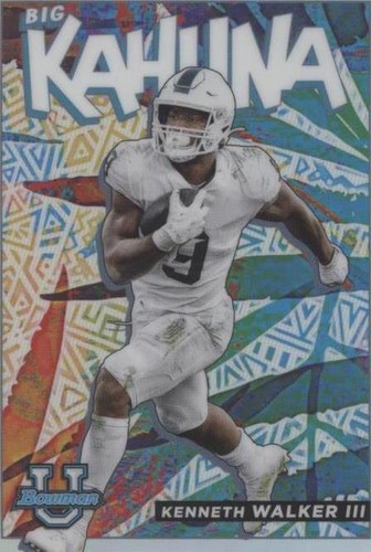 2021-22 Bowman University Kenneth Walker III #TBK-21