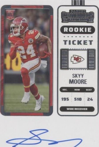 2022 Panini Contenders Skyy Moore #134