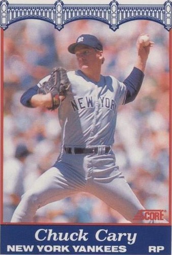 1989 Score NatWest Banks New York Yankees - Chuck Cary #27