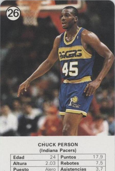 Fournier Estrellas 1988 - Chuck Person #26