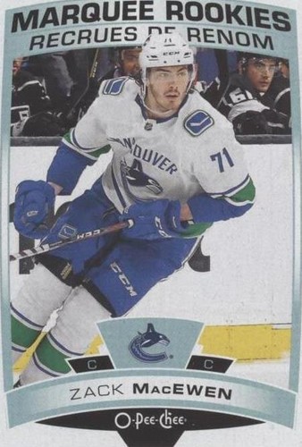 2019-20 O-Pee-Chee - Zack MacEwen #524
