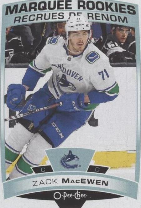 2019-20 O-Pee-Chee - Zack MacEwen #524