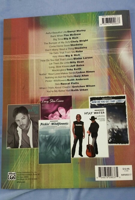 2005 HOT COUNTRY SINGLES Sheet Music Song Book 0757940633 Reba Rascal Flatts