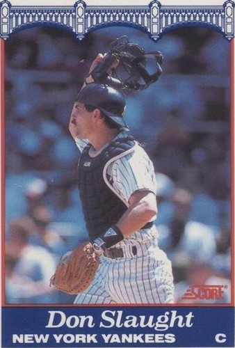 1989 Score NatWest Banks New York Yankees - Don Slaught #12
