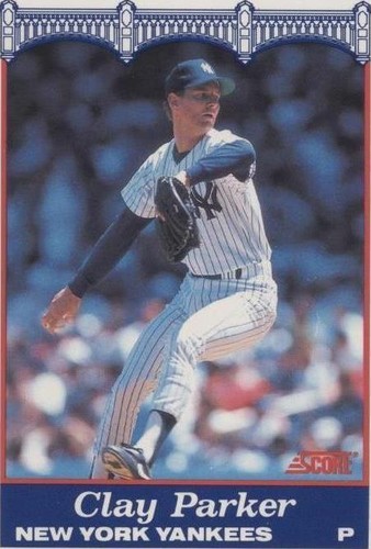 1989 Score NatWest Banks New York Yankees - Clay Parker #30