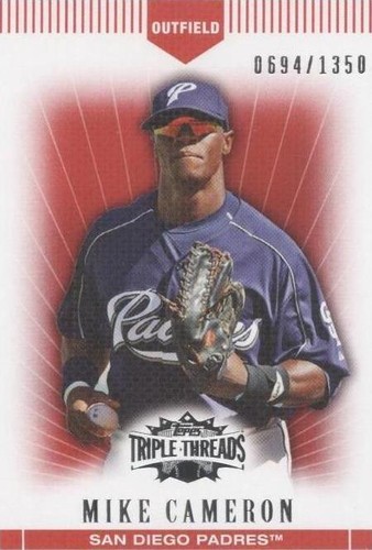 2007 Topps Triple Threads - Mike Cameron #89