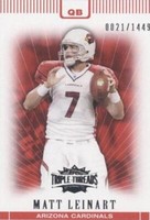 2007 Topps Triple Threads Matt Leinart #14