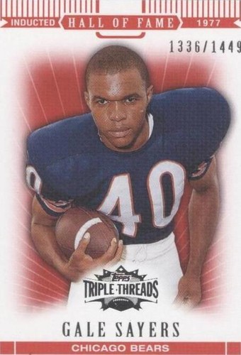 2007 Topps Triple Threads Gale Sayers #97