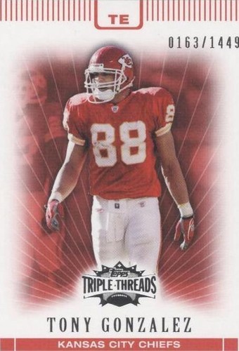 2007 Topps Triple Threads Tony Gonzalez #75
