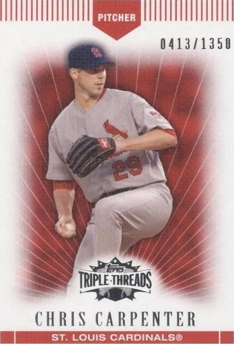 2007 Topps Triple Threads - Chris Carpenter #91