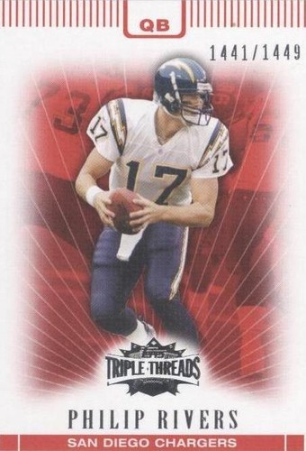 2007 Topps Triple Threads Philip Rivers #13
