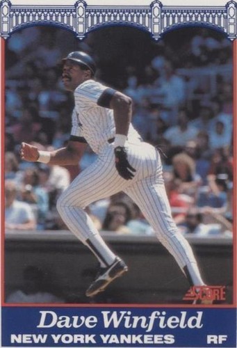 1989 Score NatWest Banks New York Yankees - Dave Winfield #7