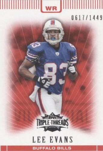 2007 Topps Triple Threads Lee Evans #68
