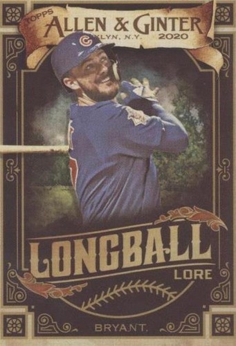 2020 Topps Allen & Ginter's - Kris Bryant #LL-8
