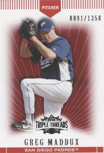 2007 Topps Triple Threads - Greg Maddux #65