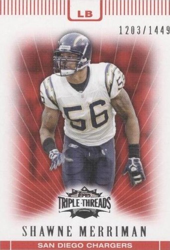 2007 Topps Triple Threads Shawne Merriman #79