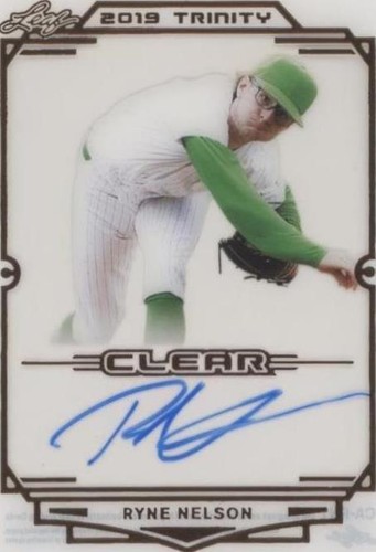 2019 Leaf Trinity - Ryne Nelson #CA-RN1