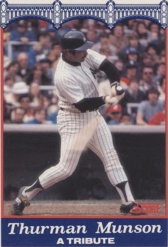 1989 Score NatWest Banks New York Yankees - Thurman Munson #32