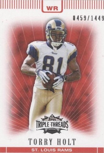 2007 Topps Triple Threads Torry Holt #56