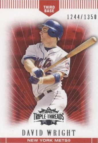 2007 Topps Triple Threads - David Wright #5