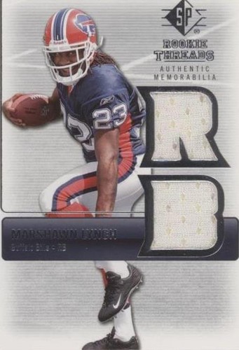 2007 SP Rookie Threads Marshawn Lynch #RT-ML2