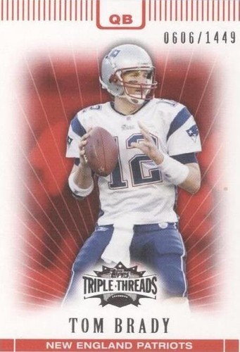 2007 Topps Triple Threads Tom Brady #3