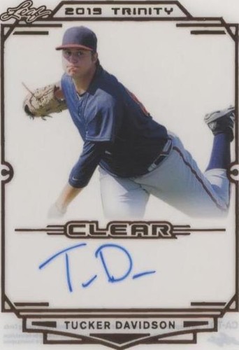 2019 Leaf Trinity - Tucker Davidson #CA-TD1