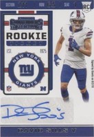 2019 Panini Contenders David Sills V #146