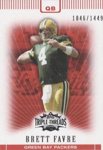 2007 Topps Triple Threads Brett Favre #10