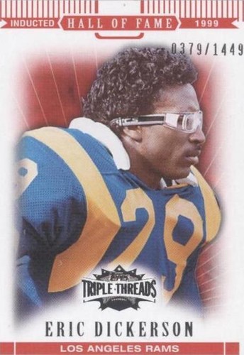 2007 Topps Triple Threads Eric Dickerson #86