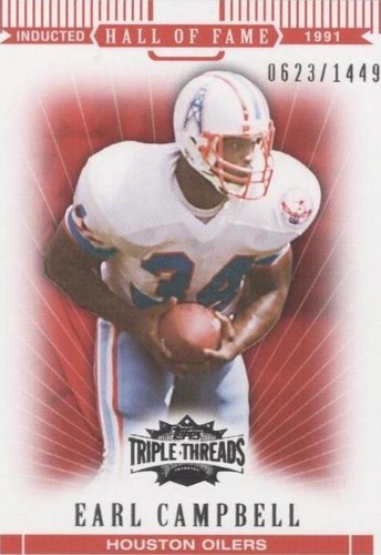 2007 Topps Triple Threads Earl Campbell #84