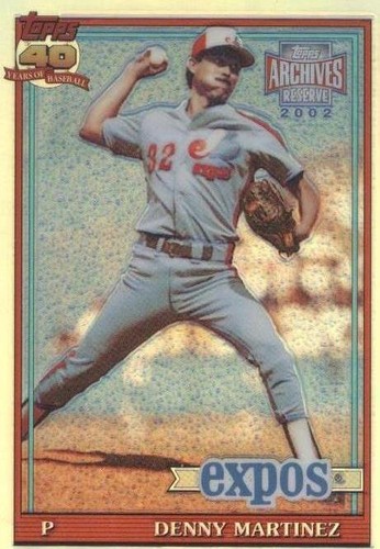 2002 Topps Archives Reserve - Dennis Martinez #43
