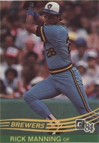 1984 Donruss - Rick Manning #170