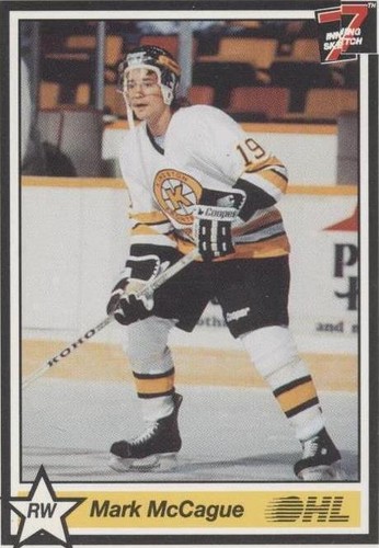 1990-91 7th Inning Sketch OHL - Mark Mccague #65