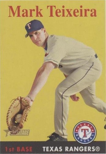 2007 Topps Heritage - Mark Teixeira #360