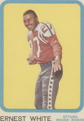 1963 Topps CFL Ernie White #57