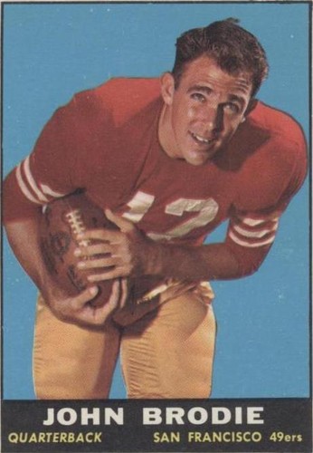 1961 Topps John Brodie #59