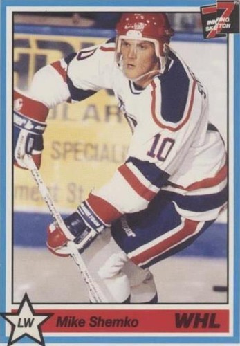 1990-91 7th Inning Sketch WHL - Mike Shemko #240