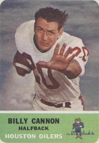 1962 Fleer Billy Cannon #47