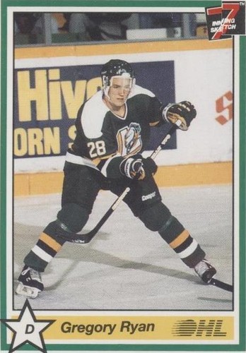 1990-91 7th Inning Sketch OHL - Greg Ryan #142