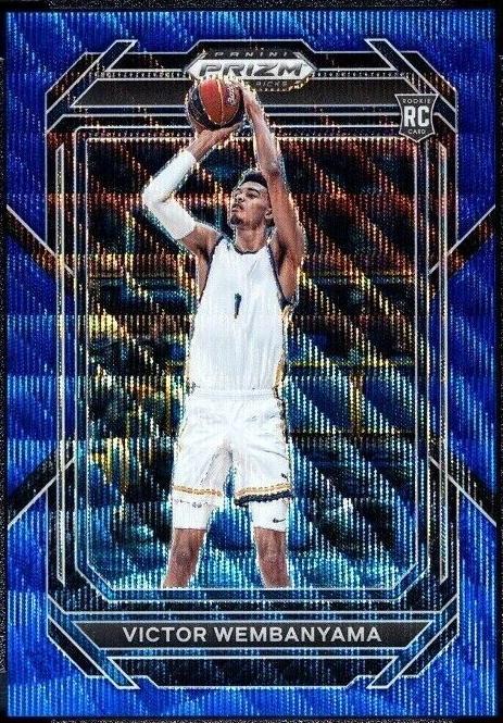 2023-24 Panini Prizm Draft Picks - Victor Wembanyama #2 Blue Wave 