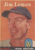 1958 Topps - Jim Lemon #15
