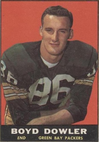 1961 Topps Boyd Dowler #43