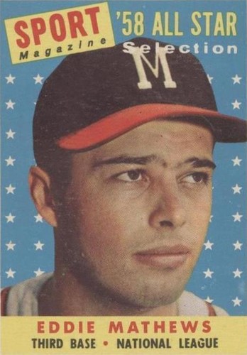 1958 Topps - Eddie Mathews #480