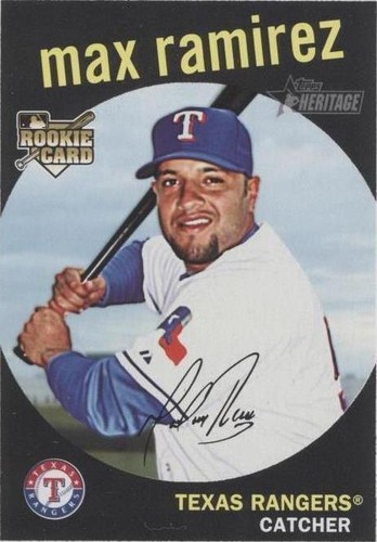 2008 Topps Heritage High Number - Max Ramirez #611