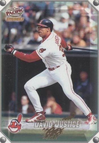 1998 Pacific Invincible - David Justice #38